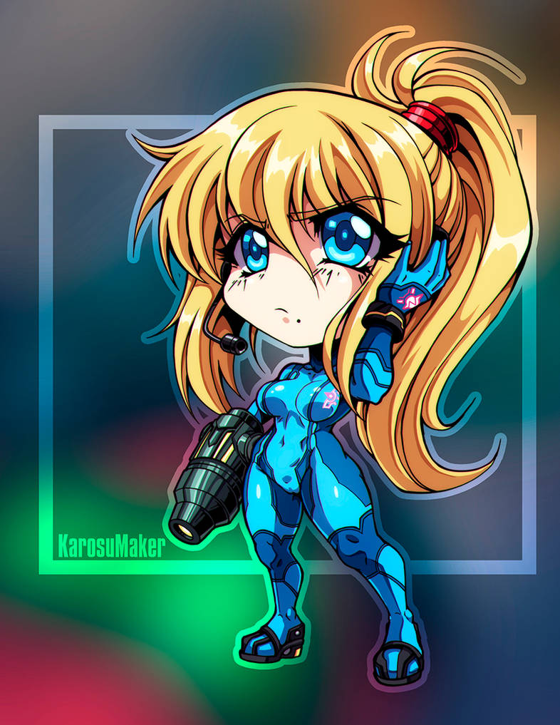 Chibi: Zero Suit Samus by KarosuMaker on DeviantArt
