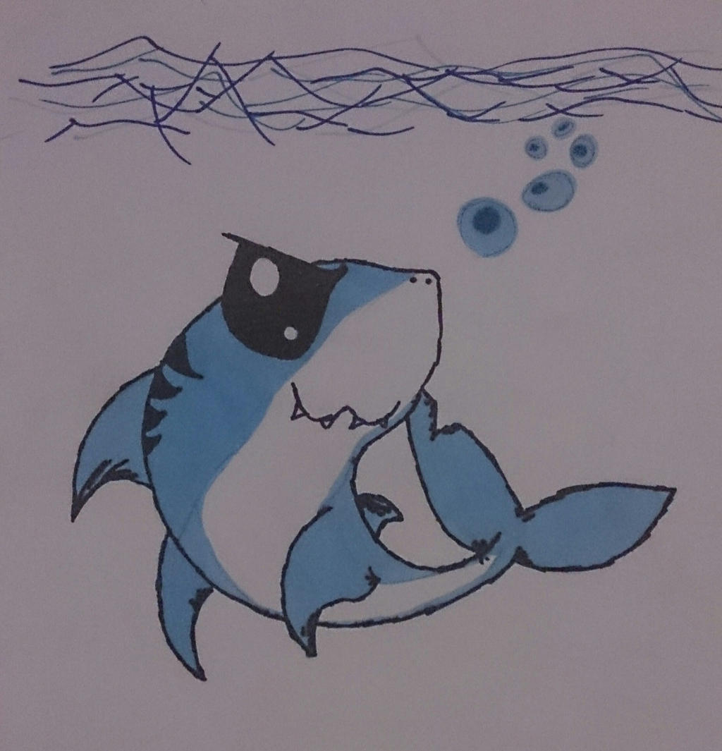 Cartoon Shark: Simple Animal Drawings by samanthakay00 on DeviantArt