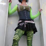 green goth outfit