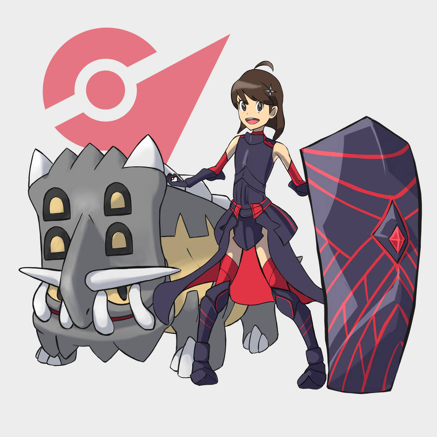 Maple and Bastiodon by SavoArts on DeviantArt