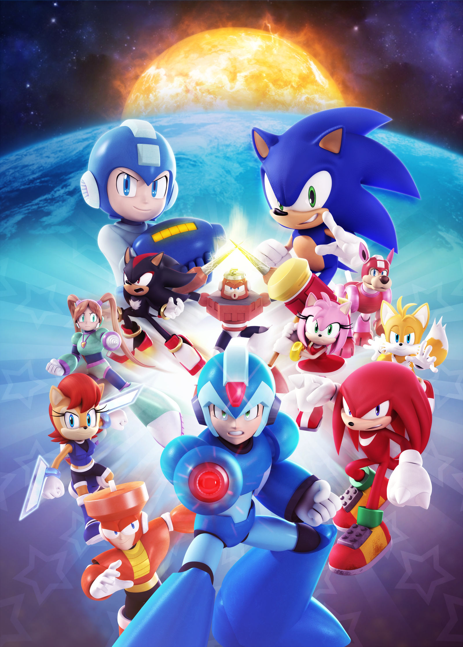 Official - Sonic Universe #76 Variant Cover by Elesis-Knight