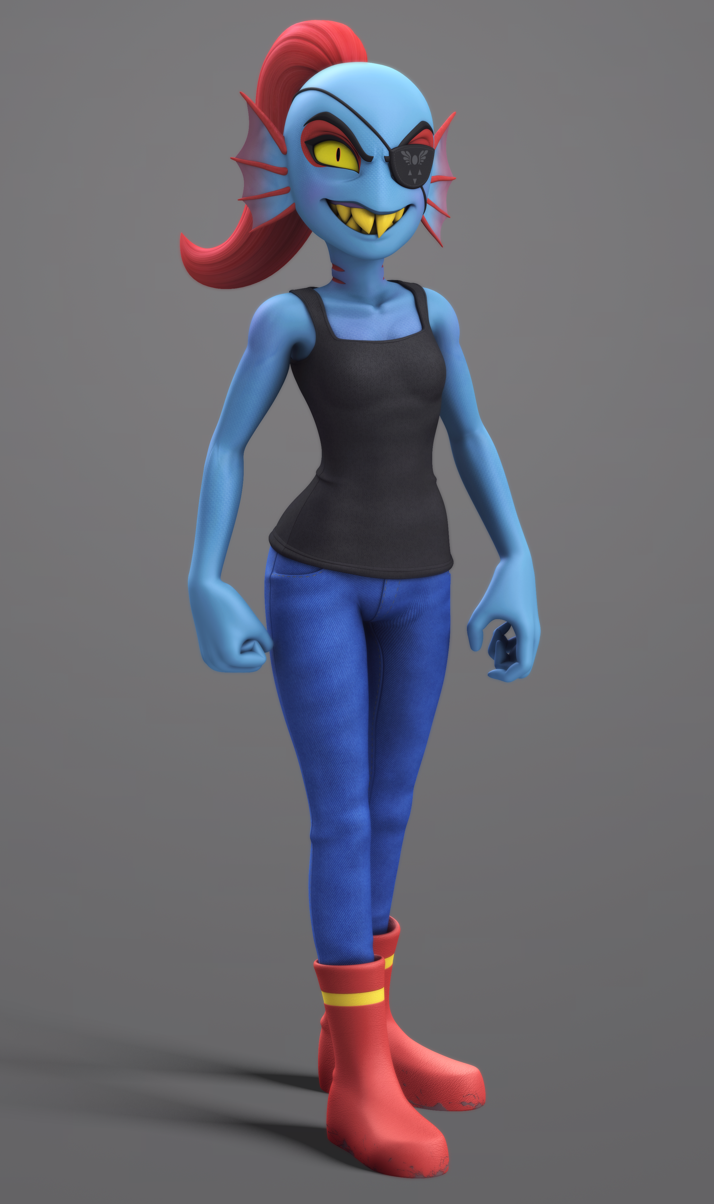 Undyne - Undertale model