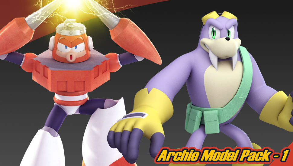 Archie Model Pack 1 - Free Download by Elesis-Knight on DeviantArt