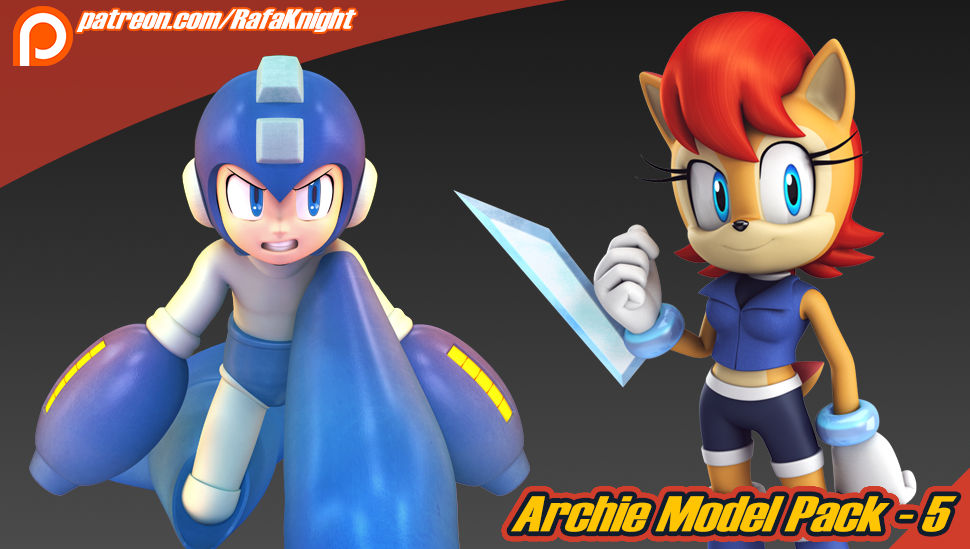 Archie Model Pack 5 by Elesis-Knight on DeviantArt