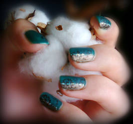 Nail Art with Cotton