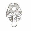 Headbanging mushroom