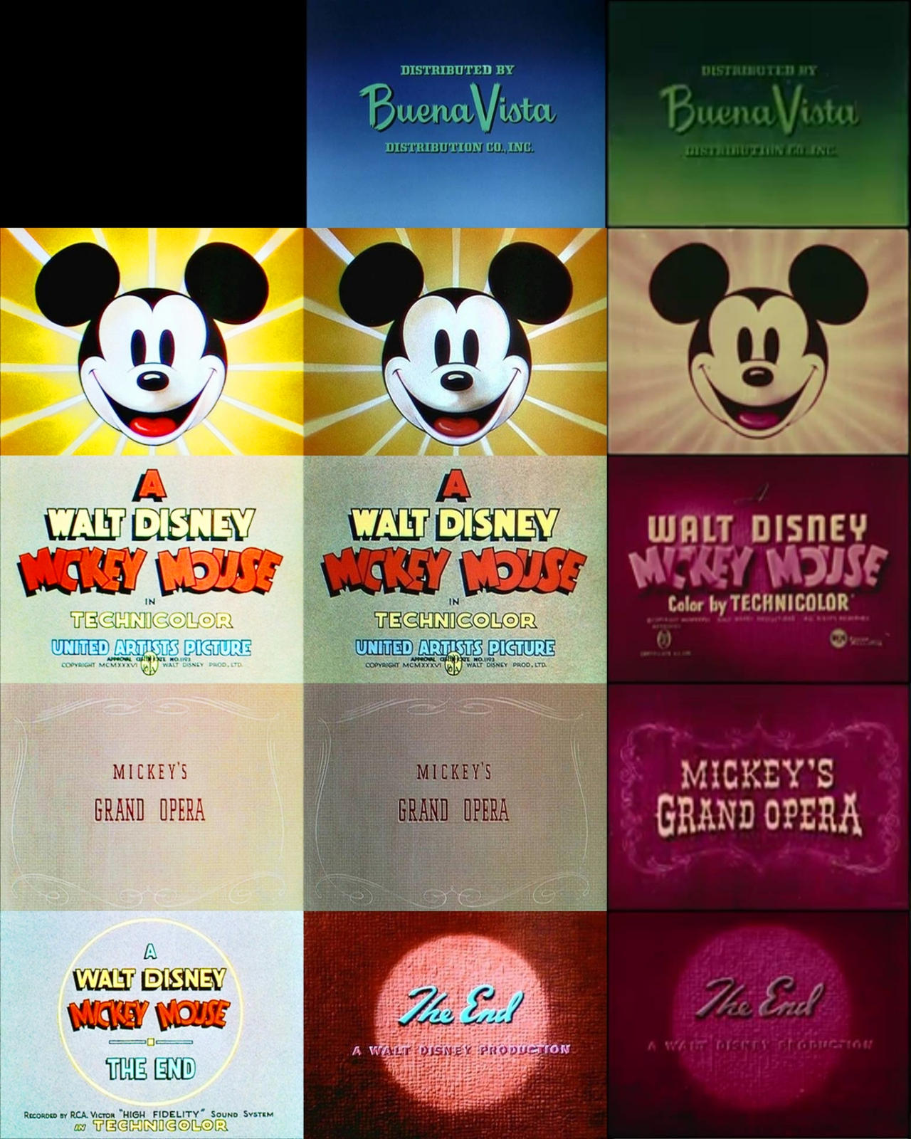 Mickey's Grand Opera Titles Comparison by ChannelMoved on DeviantArt