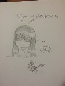 Silence classroom leads to awkwardness