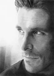 Christian Bale by Ileina