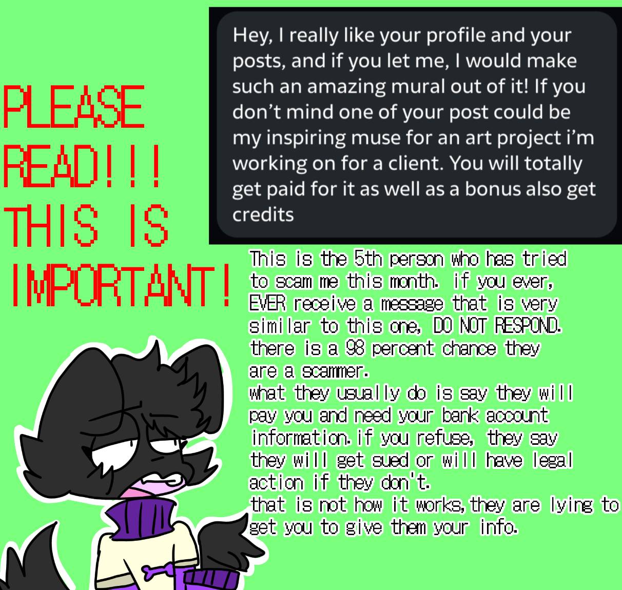 Deviantart Scam READ! These people are scammers!! by AverageAsianArtist on DeviantArt