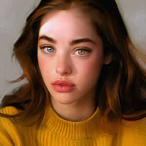 Girl with heterochromia