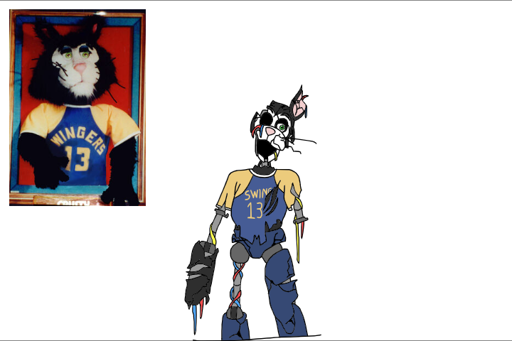 Glamrock Wither Crusty the Cat