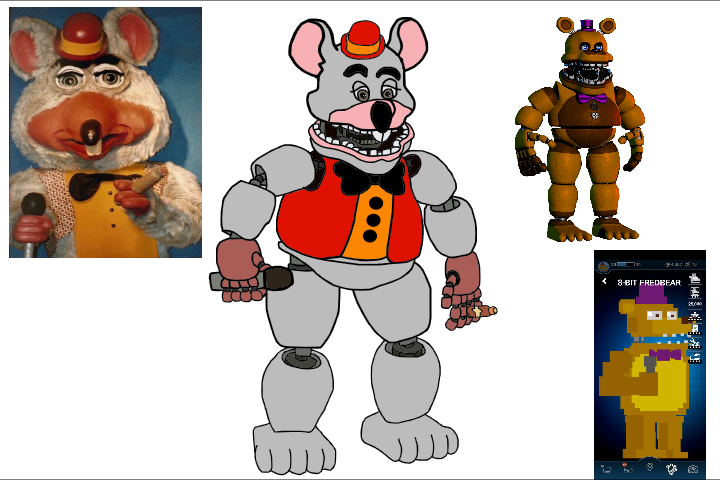 FNAF Plus ''Classic Animatronics'' by SuperG-Bot on DeviantArt