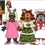 FNAF X CEC Sally-Foxy-Howlette