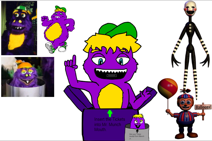 FNAF X CEC Mr Munch and Much Jr