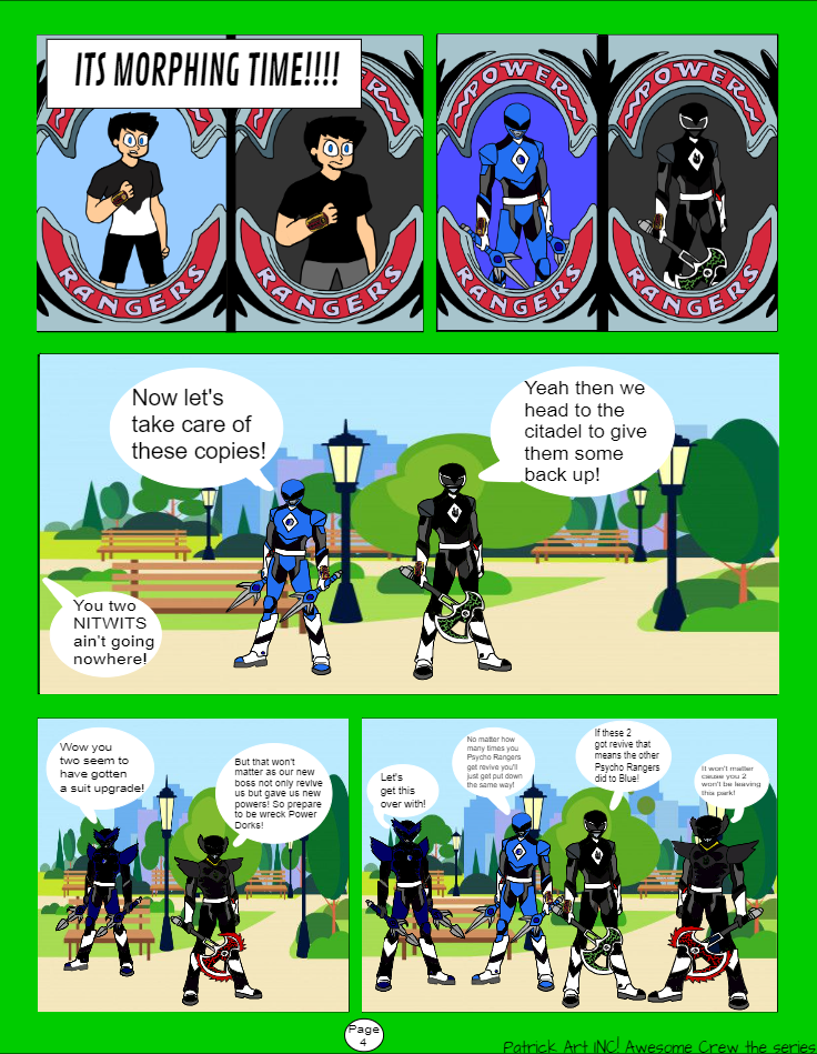Awesome Crew the Series Comic Book 2 Page 4