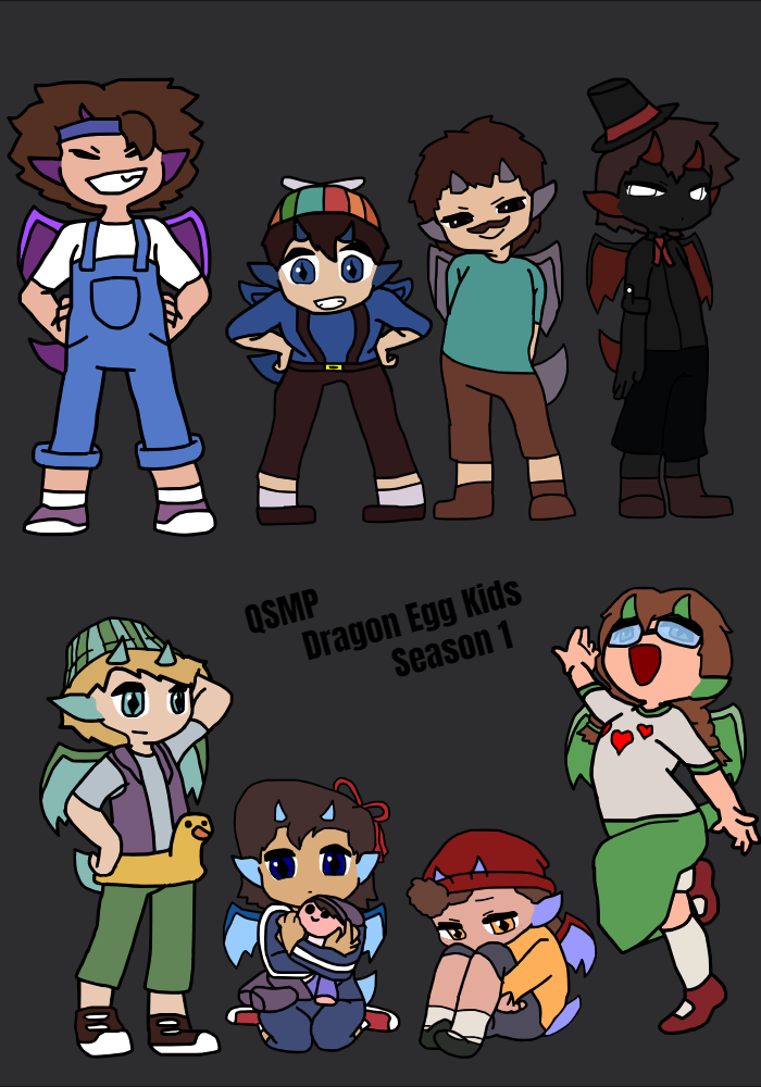 QSMP Dragon Egg Kids Season 1