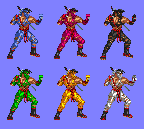 Jago ~ Sprite Color Palette ~