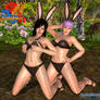 Kokoro and Ayane: Bunny Babes