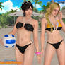 Kokoro and Helena: Beach Volleyball Photoshoot v1