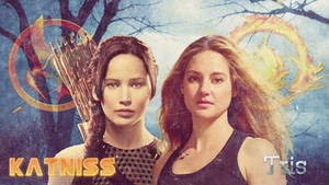Katniss and Tris | Wallpaper