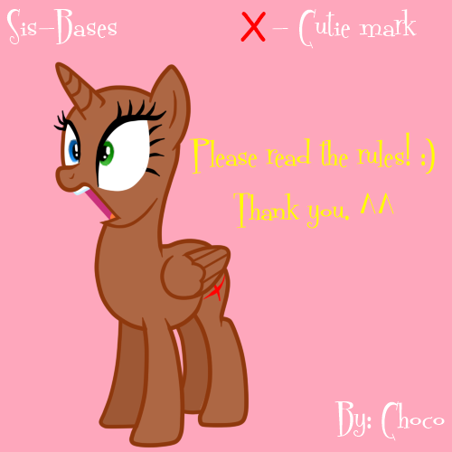 Pony base ~ By: Choco