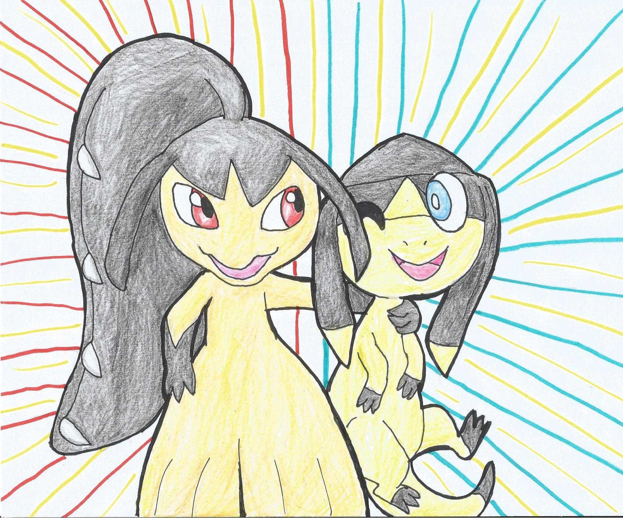 Mawile and Helioptile