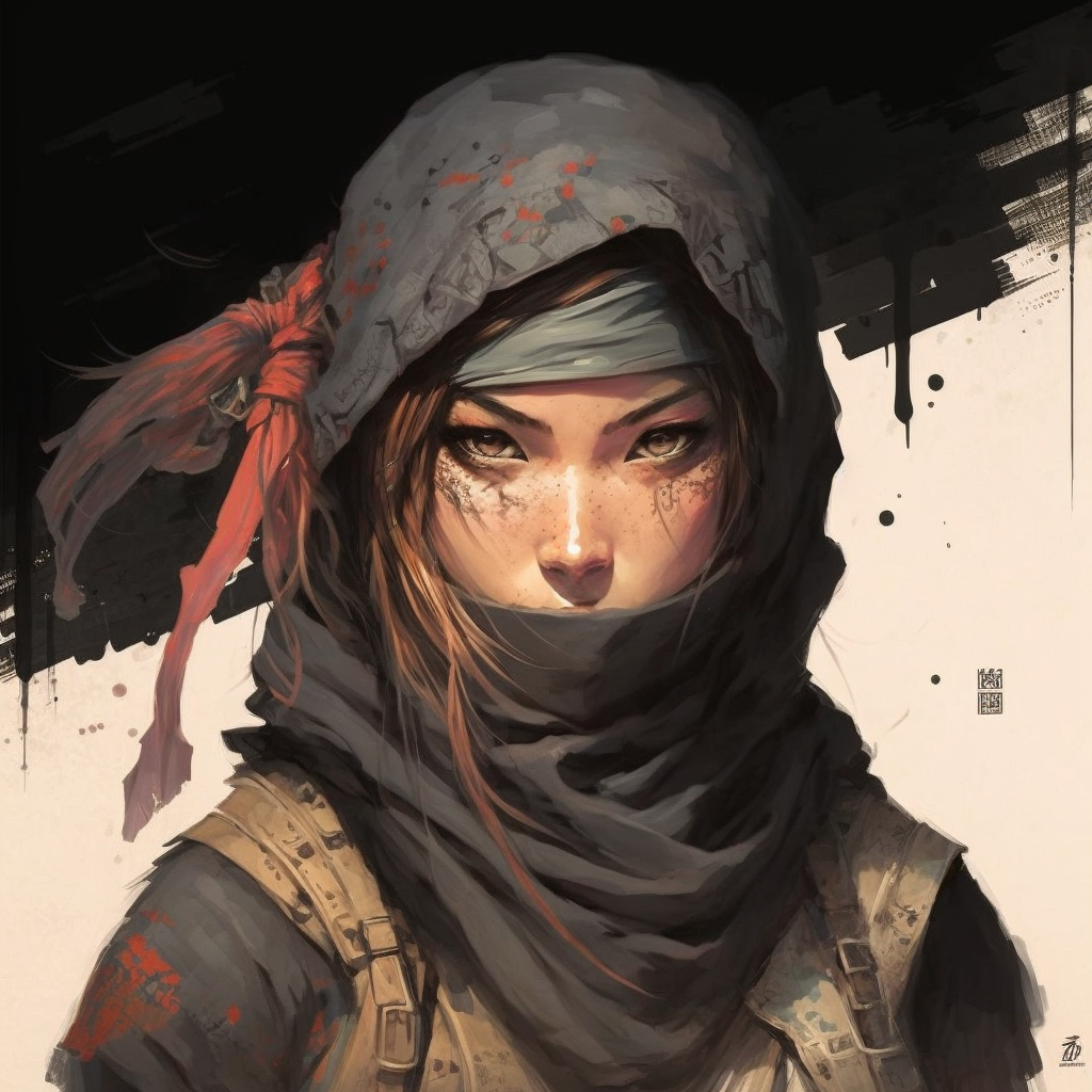 Ninja Girl 003 by DarkWhite2981 on DeviantArt