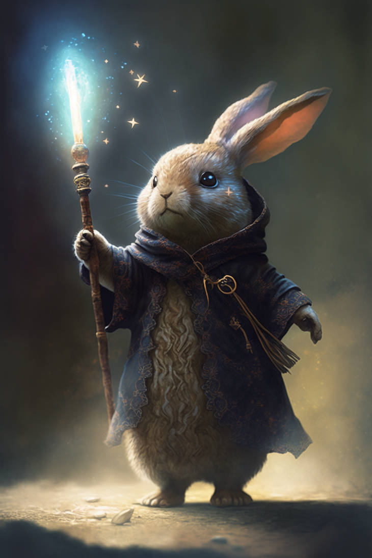 Bunny Magician by DarkWhite2981 on DeviantArt