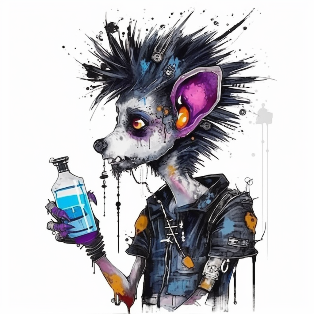 Punk Rat by DarkWhite2981 on DeviantArt