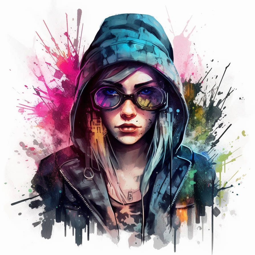 Splashed Portrait Splash Art Portrait 002 by DarkWhite2981 on DeviantArt