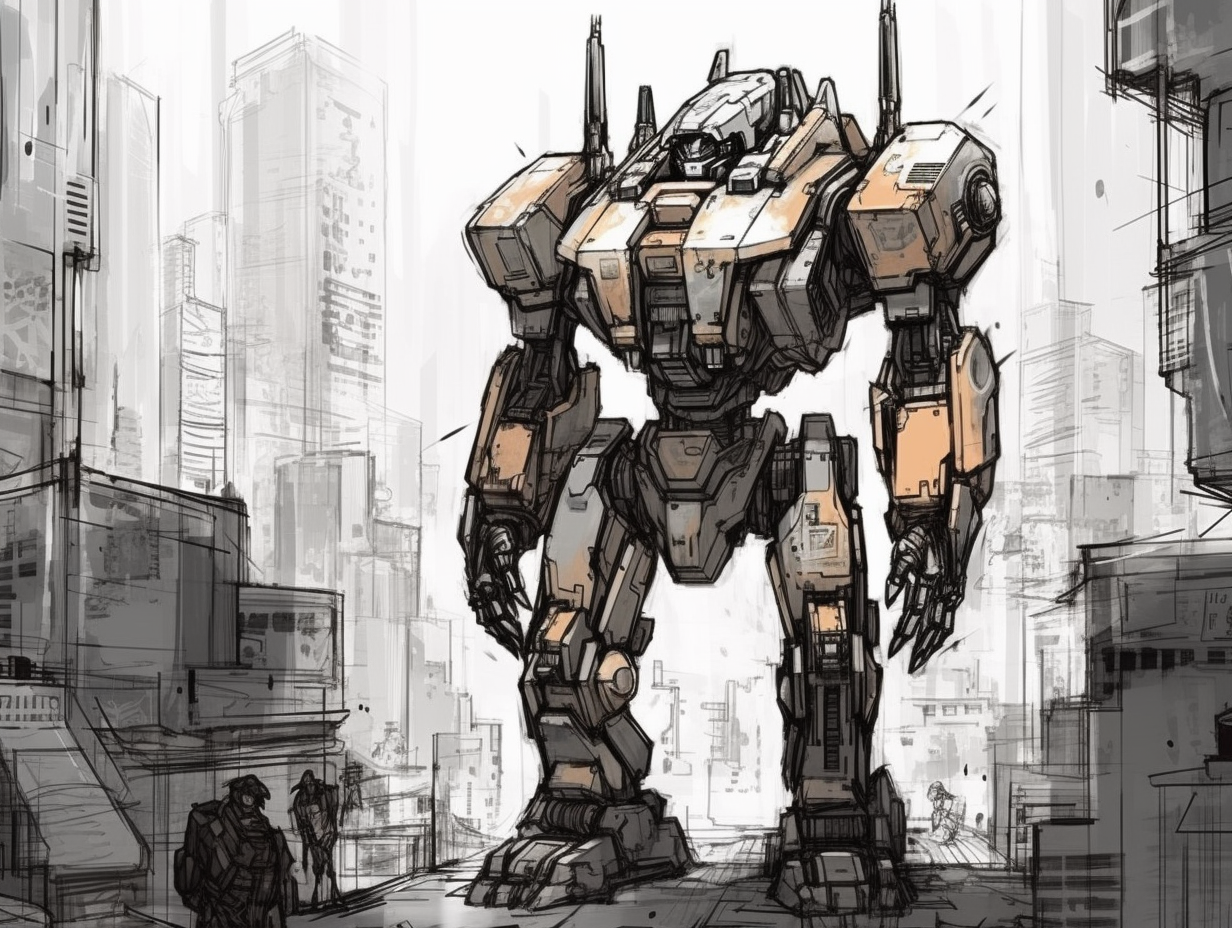 Deviantart Mecha Mecha in Town 02 by DarkWhite2981 on DeviantArt