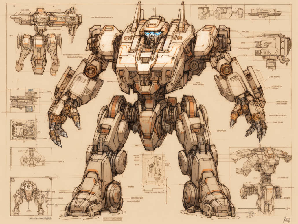 Plans of a Mecha 01 by DarkWhite2981 on DeviantArt