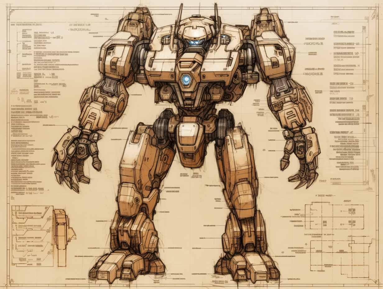 Detailed Mecha Detailed Plans of a Mecha 01 by DarkWhite2981 on DeviantArt