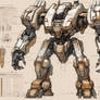 Detailed Plans of a Mecha Warrior 01