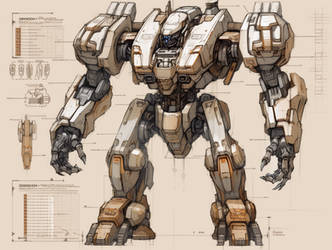 Detailed Mecha Detailed Plans of a Mecha 01 by DarkWhite2981 on DeviantArt