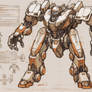 Detailed Plans of a Mecha Warrior 03
