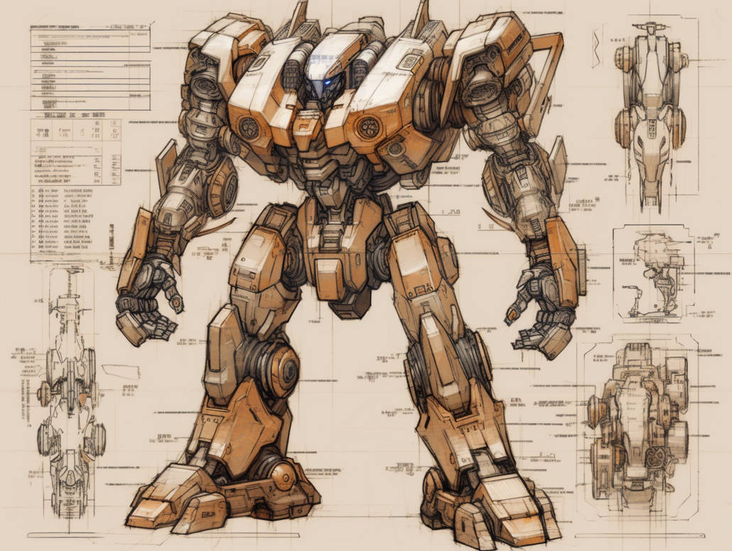 Detailed Plans of a Mecha 02 by DarkWhite2981 on DeviantArt