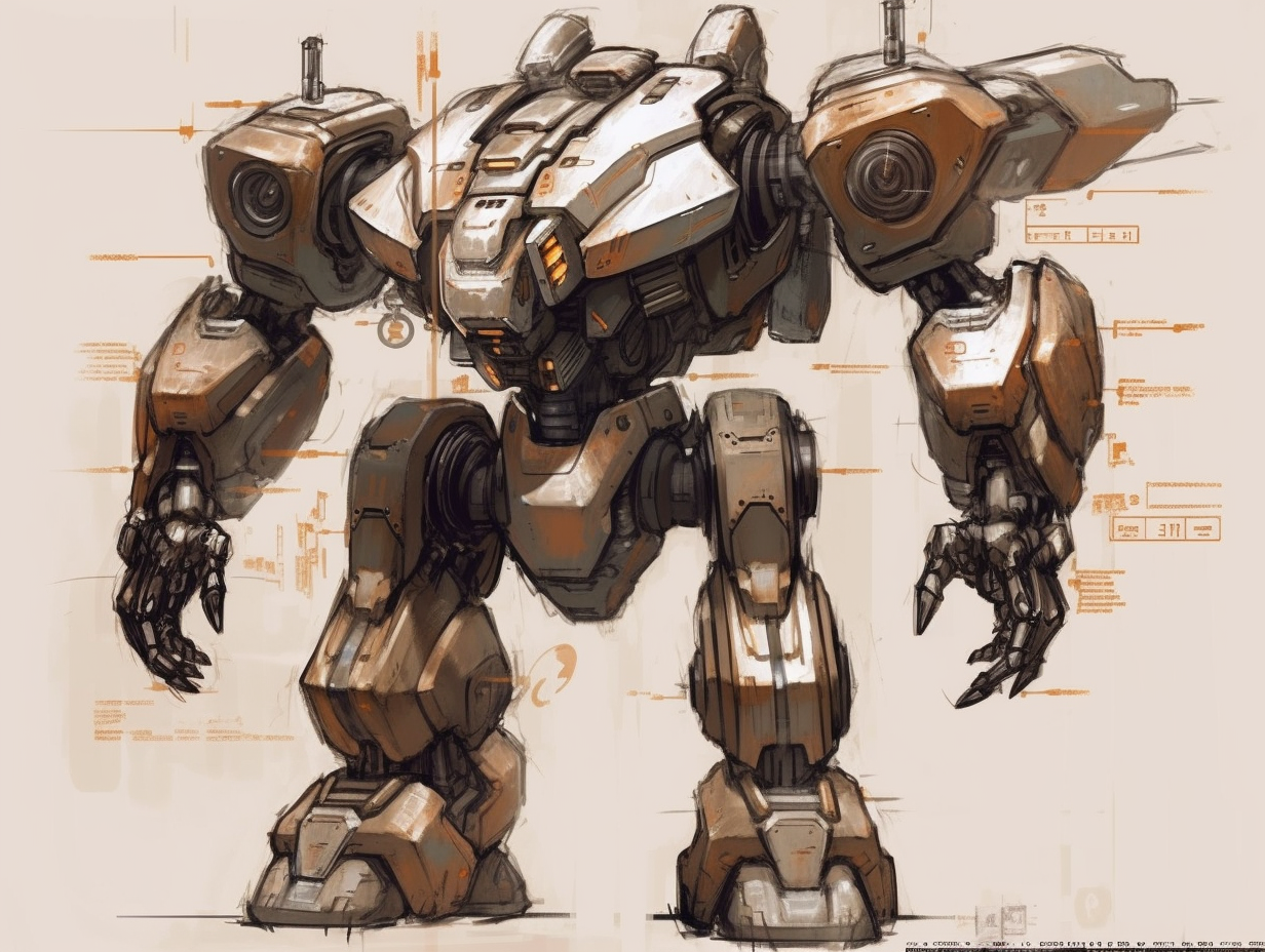 Detailed Mecha Mecha Sketch 02 by DarkWhite2981 on DeviantArt