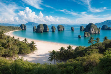 Thailand Beach Landscape 01