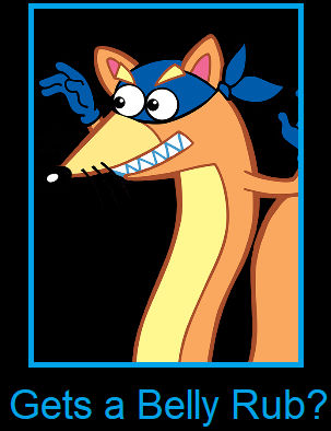 What if Swiper Gets a Belly Rub by TommyTonkaStudios on DeviantArt