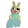 Bunny Sitting PNG (Piggy)