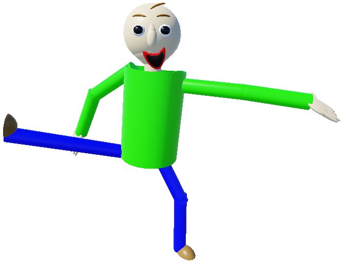 Baldi Objects Baldi posing like Cuddles (HTF X BBiEaL Render) by TommyTonkaStudios on ...