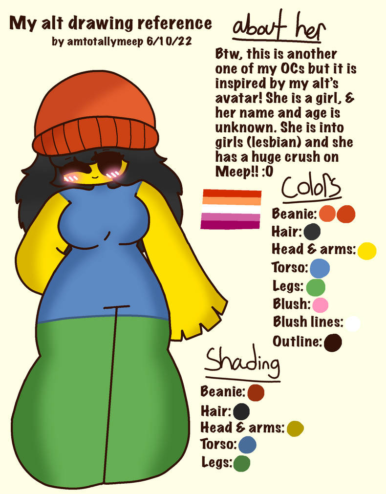 My alt drawing reference by amtotallymeep on DeviantArt