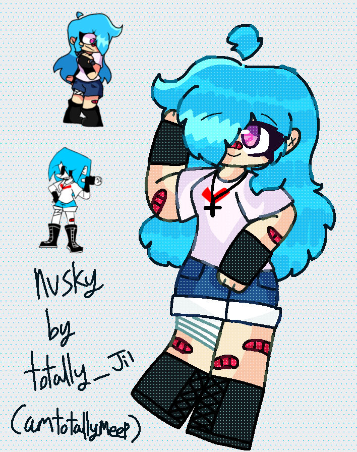 NuSky Fnf by amtotallymeep on DeviantArt