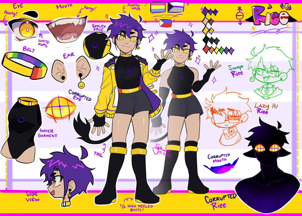 Persona Sheet 2022 by RIEEEartz on DeviantArt
