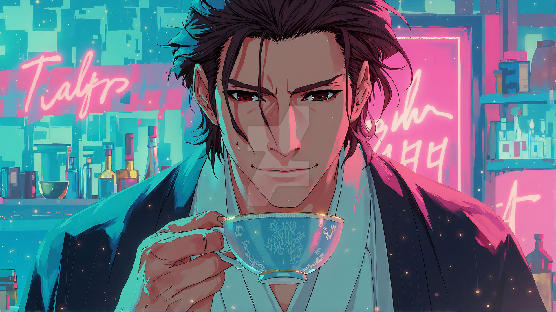 Aizenaa It's Part of My Plan but First, some Tea. - Aizen by VampKidd143 on ...