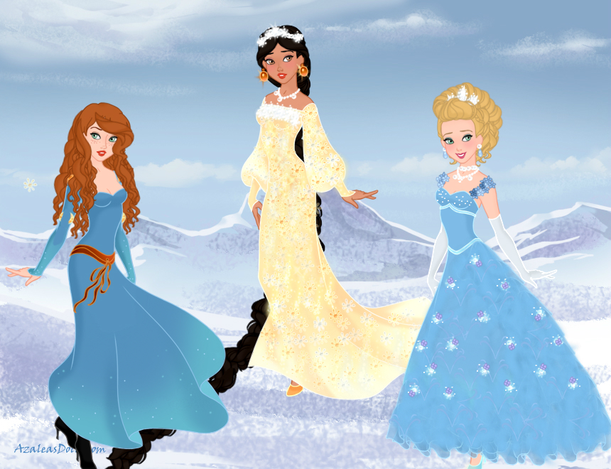 AzaleasDolls SnowQueenScene - Disney Princesses 4 by CheshireScalliArt on  DeviantArt