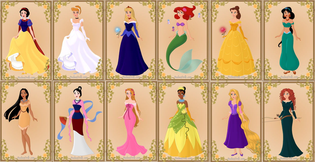 Diseny Infitinity Princesses Disney Princesses Pt.1 by Snyder0101 on DeviantArt