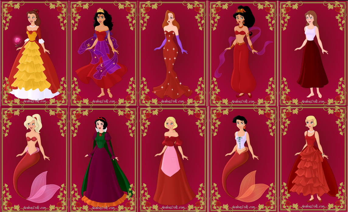 Disney in Red by Snyder0101 on DeviantArt